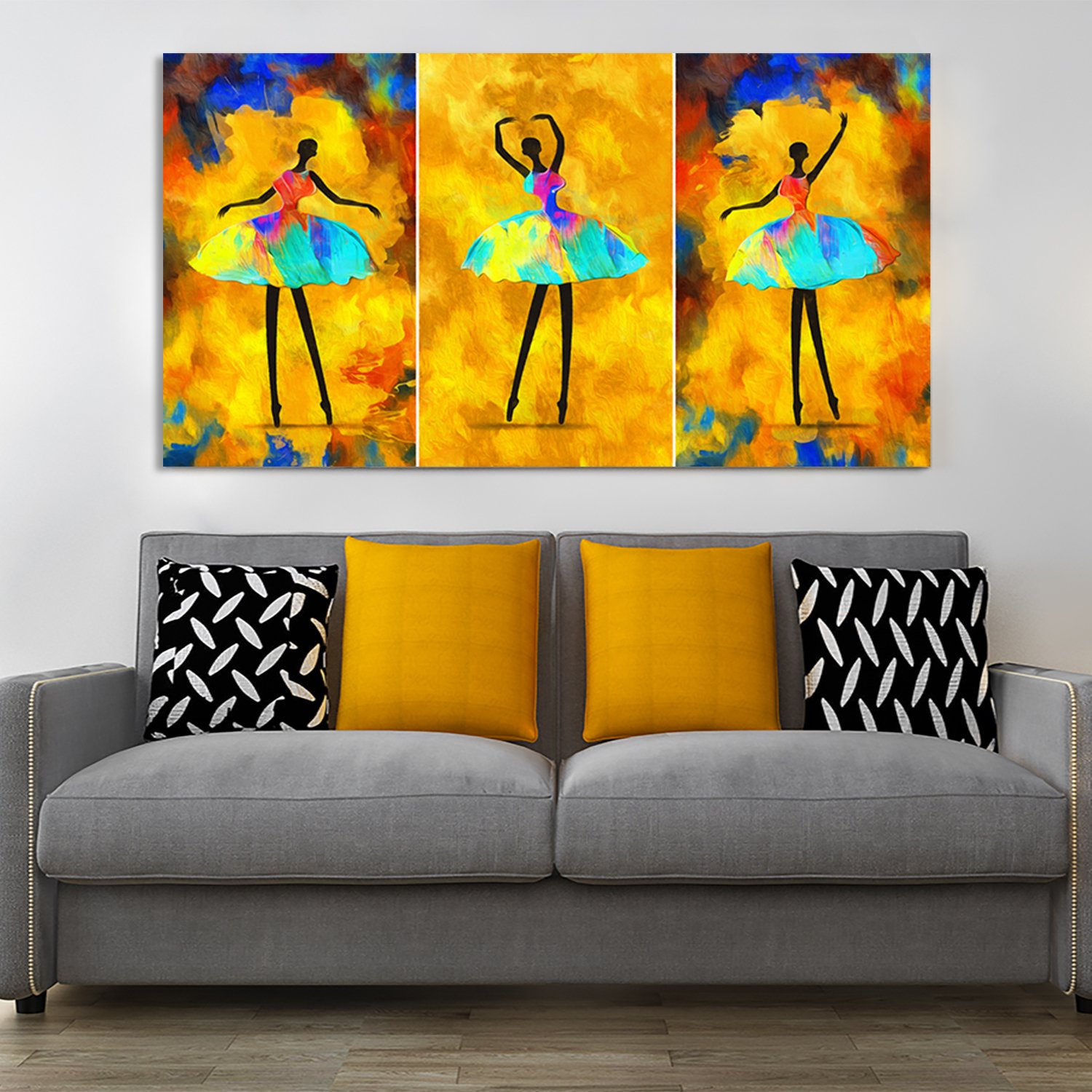  Classic African Dancing Girl Premium Canvas Wall Painting decorative masterpiece for home decor